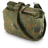 German Flecktarn Gas Mask Bag with Strap — Used