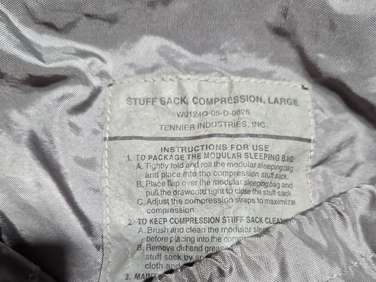 USGI Sleep System Stuff Sack — Foliage Green, Large — view 3