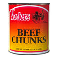 Yoder’s Canned Beef Chunks — 28 oz, Fully Cooked (10+ Year Shelf Life)