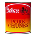 Yoder’s Canned Pork Chunks — 28 oz, Fully Cooked (10+ Year Shelf Life)